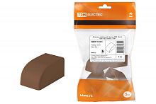 Заглушка кабельной трассы КМЗ 16х16 бук (4 шт./комп.) TDM | код SQ0411-0331 | TDM