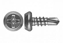 Саморез Клоп 3.5x9.5 металл-металл цинк, шлиц Philips №2, сверло (100 шт/уп) Промрукав | код PR08.9380 | ПРОМРУКАВ