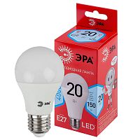 Лампа светодиодная A65-20W-840-E27 R (диод груша 20Вт нейтр. E27) | код Б0049637 | Эра