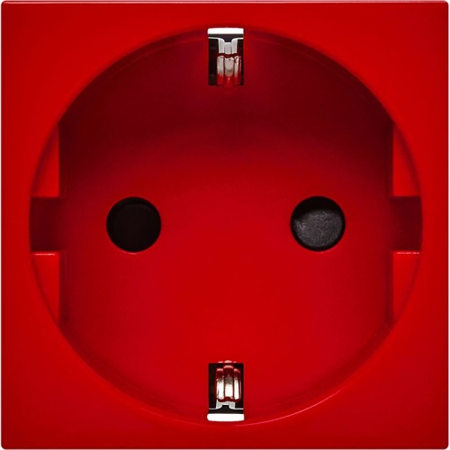 Розетка с заземлением - винтовые зажимы - со шторками 16А 250В - 90°- 2 модуля - красный | код 4525047 | Legrand Розетка с заземлением - винтовые зажимы - со шторками 16А 250В - 90°- 2 модуля - красный | код 4525047 | Legrand