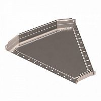 Угол горизонтальный 45 градусов Стандарт INOX (AISI 409) 600х50 Промрукав | код PR16.3482 | ПРОМРУКАВ