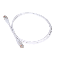 Патч-корд TWT UTP кат.5e, с заливными колпачками, 7.0 м, белый | код TWT-45-45-7.0-WH | TWT