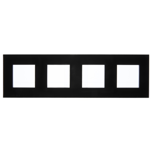 SKANDY Рамка 4-мест. SK-F24Bl стекло черн. IEK | код SK-M42-G-K02 | IEK фото 4 SKANDY Рамка 4-мест. SK-F24Bl стекло черн. IEK | код SK-M42-G-K02 | IEK фото 4