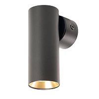 Светильник настенный под лампу GU10 черн. + зол. FERON 51385