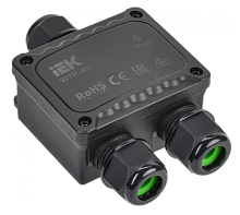 Коробка распред. герметичная WTP-401 3 ввода IP68 IEK | код UWB10-Y-450-41-03-68 | IEK