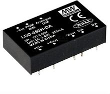 Источник питания DC-DC драйвер светодиодов, IP67, вход 6…50В DC, выход 1050мА/3…45В, димминг: ШИМ, аналоговый, DALI, DIP(40.6x23.5x10.1мм), -40…+85С | код LDD-1050H-DA | MeanWell