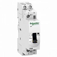 Модульный контактор  iCT 2P 16А 230/220В AC |  код.  A9C23512 |  Schneider Electric
