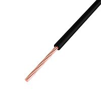 Провод ПГВА REXANT 1х1.00 мм кв, Cu, черный, бухта 200 м | код 01-6526-1 | REXANT