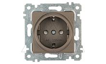 Rita - Розетка 2P+E, защ. шторки, антрацит | код 2200-605-0286 | Mutlusan