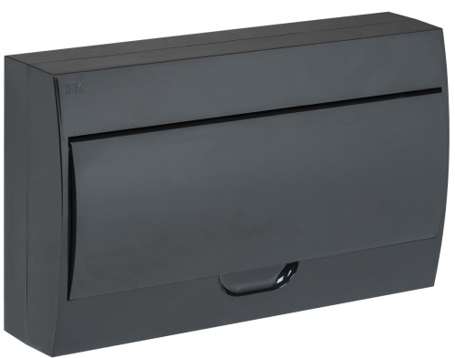 KREPTA 3 Корпус пластиковый ЩРН-П-18 IP41 черная дверь черный | код MKP13-N-18-41-K02 | IEK