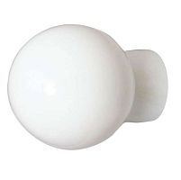 Светильник НББ 64-60-080 "Шар" d180 1х60Вт E27 IP20 опал/корпус прямой бел. | код 1005100166 | Элетех