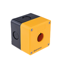 Корпус кнопочного поста,1 отверстия, желтый MTB2-PE1Y | код 53106 | MEYERTEC