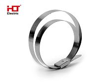 Хомут AISI 304 из нержавеющей стали крепежный под двойной обхват 7.9x1000 HLT | код 084-01-703 | HLT