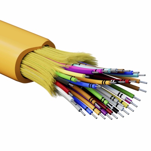 Кабель волоконно-оптический, распределительный, арамидные упрочняющие нити, для внутренней прокладки, нг(A)-HFLTx, 32 ОВ, категория | код RNDT2C32OR03 | DKC