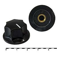 Ручка приборная RUICHI MF-B02, на вал с лыской | код 85171 | Ruichi