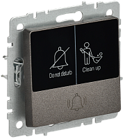 BRITE Кнопка звонка с инд. отел. 10А ВС10-1-9-БрТБ бр. IEK | код BR-V14-2-10-K45 | IEK