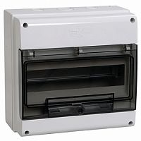 Распределительный шкаф КМПн, 12 мод., IP66, навесной, пластик |  код. MKP73-N-12-66 |  IEK