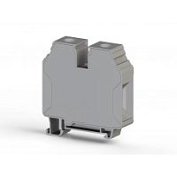 304 600, Клеммник на DIN-рейку с пружиной 4мм.кв. (серый), AVK-Y4 A | код 0.0.0.3.04600 | KLEMSAN