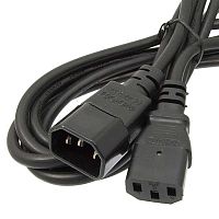 Шнур сетевой 3-х полюсный гнездо-вилка RUICHI SCZ, 3 м, 3х0.75 мм2 | код 91421 | Ruichi