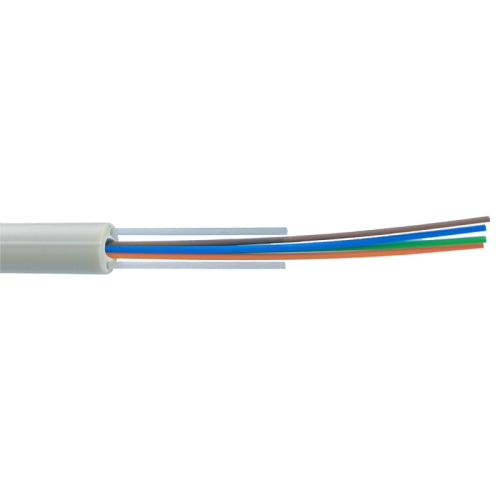 ВО кабель внутренний, Riser, LSZH,12 волокон SM G657.A2, белый | код LAN-OFC-RI12-S7A2-LS | LANMASTER