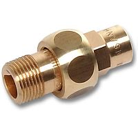 Сгон с плоским уплотнением бронза пайка 18 х 3/4' НР, модель 4331g (143311834) | код RG008U3AF38FSC | Sanha