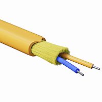 Кабель волоконно-оптический, распределительный, арамидные упрочняющие нити, для внутренней прокладки, нг(A)-HFLTx, 2 ОВ, категория O | код RNDT2C2OR03 | DKC