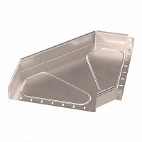 Угол горизонтальный 90 градусов Стандарт INOX (AISI 409) 400х80 Промрукав | код PR16.3567 | ПРОМРУКАВ