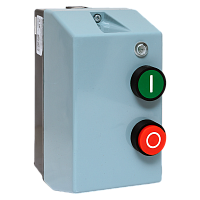 Пускатель в корпусе КМЭ 9А 230В с РТЭ Ir-4-6А и индикатором IP65 EKF | код ctrp-r-9-230v-6A-led | EKF