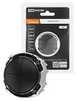 Выключатель 4-кл. 16А 250В кнопочный механизм агат, Байкал TDM | код SQ1819-0228 | TDM