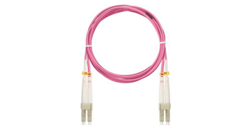 Шнур NIKOMAX волоконно-оптический, соединительный, многомодовый 50/125мкм, стандарта ОM4, LC/UPC-LC/UPC, двойной, LSZH нг(A)-HFLTx, 2мм, маджента, 1м | код NMF-PC2M4C2-LCU-LCU-001 | NIKOMAX Шнур NIKOMAX волоконно-оптический, соединительный, многомодовый 50/125мкм, стандарта ОM4, LC/UPC-LC/UPC, двойной, LSZH нг(A)-HFLTx, 2мм, маджента, 1м | код NMF-PC2M4C2-LCU-LCU-001 | NIKOMAX