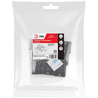 Площадка самоклеящаяся под хомуты 30х30 мм чёрная 10 штук NO-225-312 | код Б0066684 | ЭРА