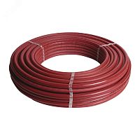 Труба металлополимерная standart 16х2 pexc-al-pexc, в красной изоляции (6мм), бухта 100 метров | код 100-ISO4-16-RO | Henco