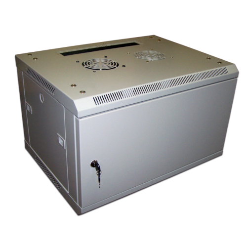 Шкаф настенный 2, 15U 600x600, дверь металл | код TWT-CBW2-15U-6x6-M | TWT