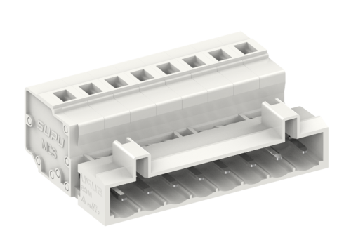 450906/100 Вилка каб. MCS, с пластиной разгрузки натяжения, шаг 5.0мм2, 6 конт., бел., шт | код 450906/100 | SUPU 450906/100 Вилка каб. MCS, с пластиной разгрузки натяжения, шаг 5.0мм2, 6 конт., бел., шт | код 450906/100 | SUPU