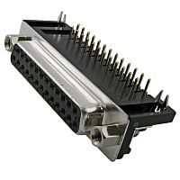 Разъём D-SUB RUICHI DRB-25FB, 25 контактов | код 61931 | Ruichi