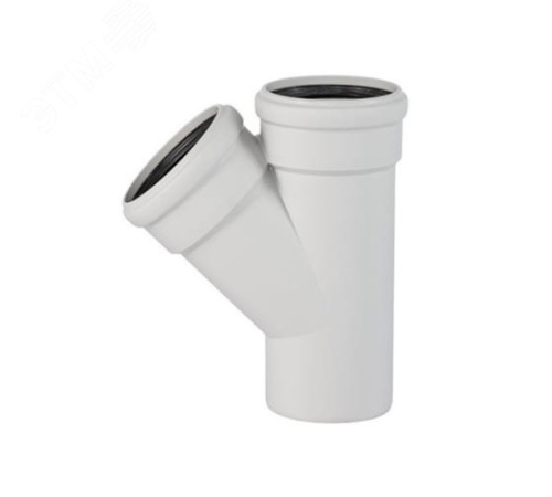 Тройник двухраструбный 87 град. 125 для бесшумной канализации | код 336400 | Ostendorf Тройник двухраструбный 87 град. 125 для бесшумной канализации | код 336400 | Ostendorf