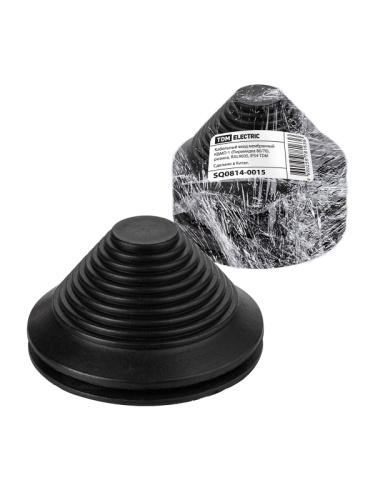 Кабельный ввод мембранный КВМП-1 (Пирамидка 80/70), резина, RAL 9005, IP54 TDM | код SQ0814-0015 | TDM