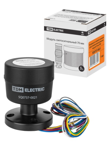 Основание со стойкой и заглушка для установки светосигнальных модулей 70 мм TDM | код SQ0737-0021 | TDM