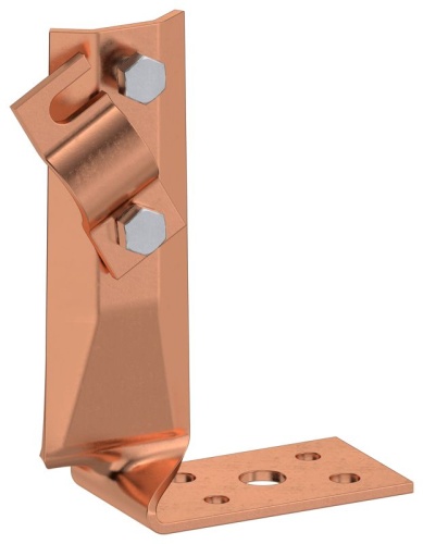 Дер. пр. кр. 6-10мм вин. угловой скр. h=70мм медь IEK | код ZDP87-50-1-16-70 | IEK