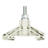 Болтовая клемма М6, тип фиксации провода: болт, 125A, 1000V, ширина: 16 мм, цвет: серый, тип монтажа: DIN 35 | код 32.530.0053.0 | Wieland