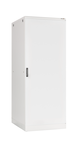 Шкаф напольный 19, 47U, металлическая дверь, Ш600хВ2302хГ600мм, в разобранном виде, серый | код TFL-476060-MMMM-GY | TLK