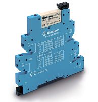 Интерфейсный модуль (сборка 34.51.7.060.0010 + 93.62.0.125), электромеханическое реле, серия MasterOUTPUT, 1NO 6A, контакты AgNi, питание 110-125В AC/DC, категория защиты IP20, винтовые клеммы | код 392101250060 | FINDER