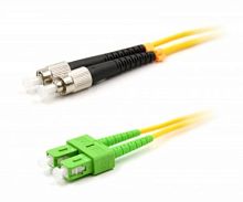 Патч-корд оптический TWT, PVC, дуплексный, SC/UPC-FC/UPC, SM OS2, 3.0 м | код TWT-2SC-2FC/SU-3.0 | TWT