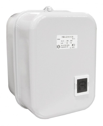 Пускатель электромагнитный ПМА-3210 У3 В, 380В, (1з), РТТ-141 34,0А | код. 090321102ВВ380002400 | КЗЭА г.Кашин