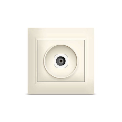 Севиль Розетка TV слоновая кость (ivory) | код Б-С0027 | Universal