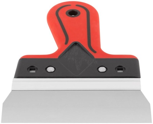 Шпатель фасадный Профи 150мм прорезиненная ручка нерж. сталь КУРС 06421 фото 4