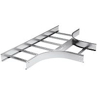 Т-ответвитель 50х600 R-600 в комплекте с крепежными элементами и соединительными пластинами, необходимыми для монтажа, горячеоцинков | код LT5606KHDZ | DKC