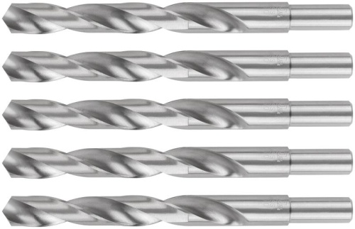 Сверла по металлу HSS, угол заточки 118град, 15,0X169 мм, (5 шт.) | код 35586М | FIT фото 7