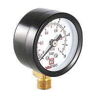 Манометр VT.TM40 Dy 40 с нижним подключением 1/8", 0-10 бар (для подпиточного клапана) | код. VT.TM40.D.01 | VALTEC