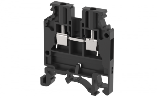 Клемма проходная винтовая 2,5 мм2, на 2 подключения, черная KUT2.5N-BK | код 1102010005 | Elmex Клемма проходная винтовая 2,5 мм2, на 2 подключения, черная KUT2.5N-BK | код 1102010005 | Elmex